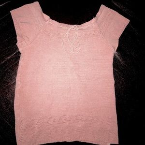 women’s junior size pink top